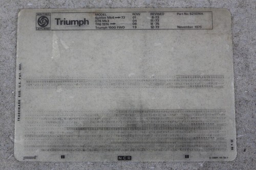 Triumph spitfire mk4 gt6 - triumph,