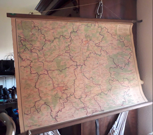 Altes schulwandbild 1950 - ,