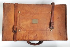 Alter Designer Leder-Koffer Reisekoffer„Vintage Oldtimer“ Braun–Vorkriegsmode