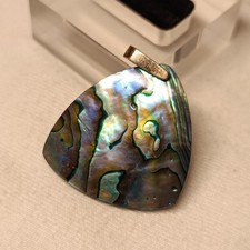 Anhänger / Seeopal - Abalone -  Perlmutt -  4,9 Gramm