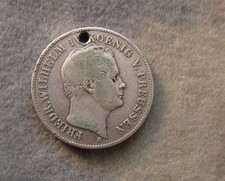 Ausbeutetaler 1843 A.  Silber