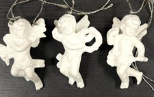 SIA original ENGEL Keramik WEIHNACHTSENGEL weiß 3 Stück wie NEU