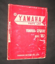 original Ersatzteilliste spare part list YAMAHA DS7 von 1970, english, no Honda