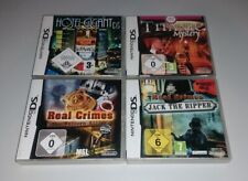 ** Sammlung / 4 Stück - Titanic Mystery, Real Crimes, usw. (DS) "Sehr gut" **