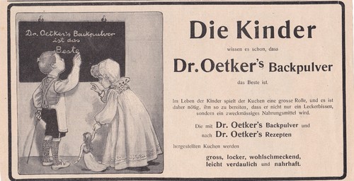 Oetker werbung reklame - dr.,