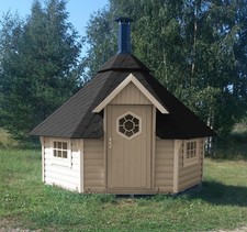 Grillkota mit Grillanlage