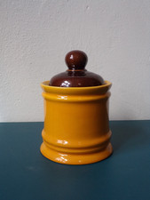 Deckeldose Keramik 60er / 70er Jahre Aufbewahrung Teedose etc.