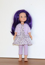 Puppenkleidung für die Stehpuppe 32 cm, Strickjacke, Kleid, Hose