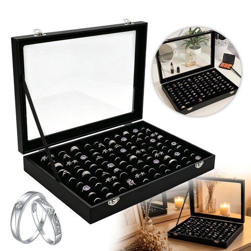 100 ringe schmucklade - 100, ringbox