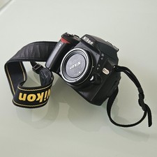 Nikon D60 Digital Camera Schwarz Funktioniert Sehr Gut