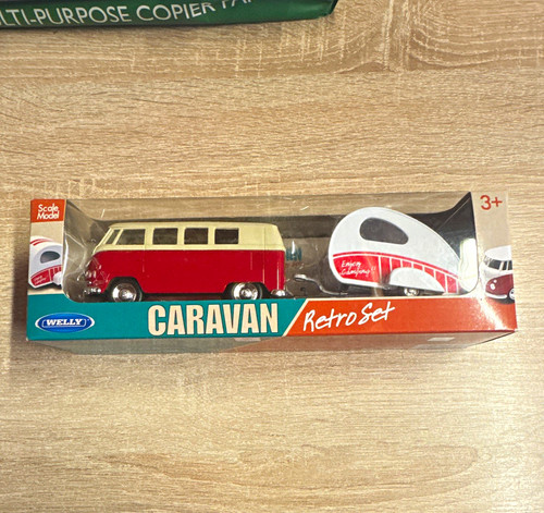 Welly caravan retro - caravan, set