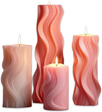 Silikonformen Gießformen Kerzenform Kerzen Formen Silikon 3D Handgemachte Kerzen