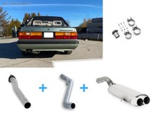 Fox Racinganlage ab Kat Audi 80/90 (81/85) für Mod.mit Kat 2x76mm scharf