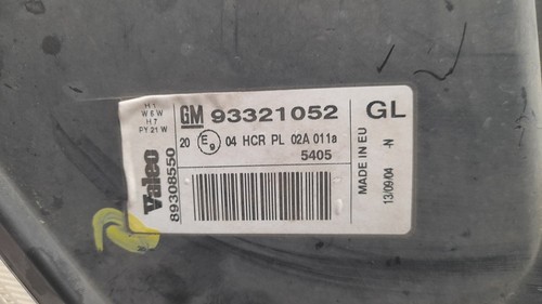 93321052 scheinwerfer links