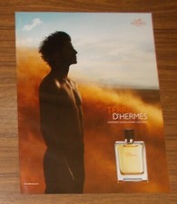Seltene Werbung Hermes TERRE D'HERMES Eau de Toilette - Himmel und Erde 2014