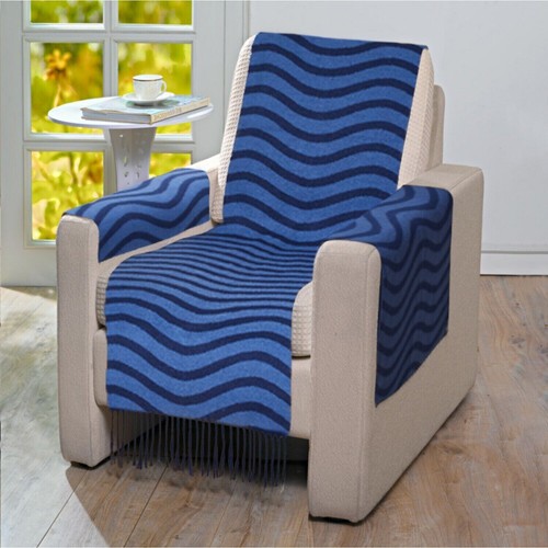 Sesselschoner 3tlg blau