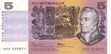 Australien  -  5 Dollars  -