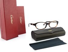 CARTIER Brille T8101001 54-18 140 Glossy Tortoise Gold Palladium Trinity France