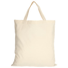 TEXXILLA 10er Pack Baumwolltasche | zwei kurze Henkel | 38x42cm | unbedruckt