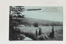 Ak Zeppelin Luftschiff Albtal Kurhotel Fischweiler Schöllbronn Ettlingen