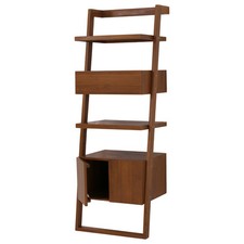 B-Ware Teak-Leiterregal MCW-M86, hochwertiges B-Grade-Teak, 170x60x45cm