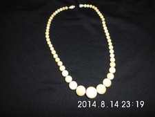 Elfenbein Kette - im