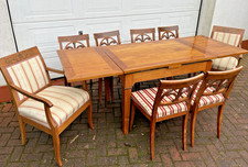 Biedermeier auszugs esstisch - biedermeier,