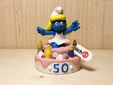 50 JAHRE SCHLÜMPFE - SCHLUMPFINE MIT TORTE