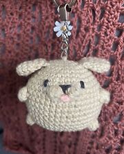 Potato Bun Golden Retriever Schlüsselanhänger Handgefertigt mit Brille Unikat