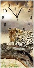 Wallario wanduhr leopard - wallario,