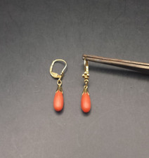 Elegante Alte Ohrringe Gold