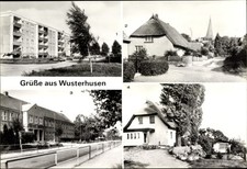 Ak Wusterhusen in Vorpommern, Straße der Solidarität, Bergstraße,... - 2901923