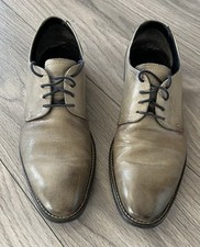 Herren Schnürschuhe  von Drievholt Hamburg Gr. 40 Graugrün Leder