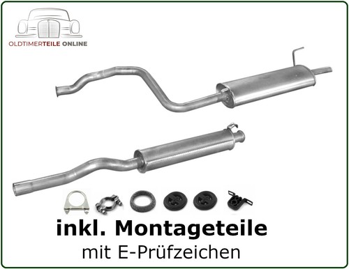Auspuff set audi - set, 80
