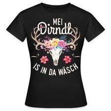 Mei Dirndl Is In Da Wäsch | Dirndl Ersatz Frauen T-Shirt