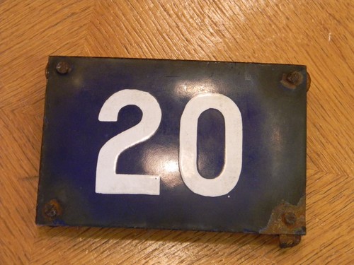 Originale antike emailleschild - originale,