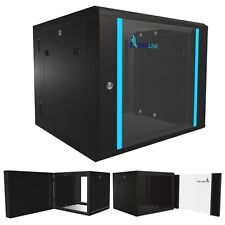 Extralink Netzwerkschrank Serverschrank Wandgehäuse 19" 9U 600x600 AZH Schwarz