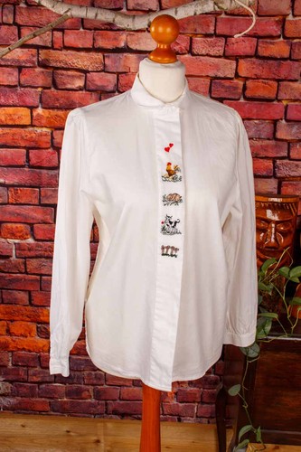 Vintage bauernbluse hemd bluse - vintage,