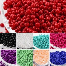 Perlen 3mm uni Glasperlen