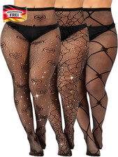 Strumpfhose Glitzer Netz