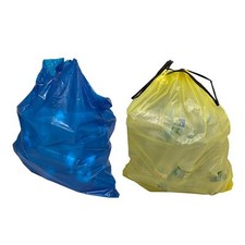 Müllsack Müllbeutel Abfallsack 70-90-120-240L Reißfest Gelb/Blau 15 - 1500 Säcke