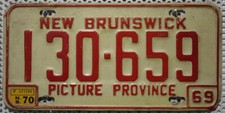 New Brunswick Nummernschild