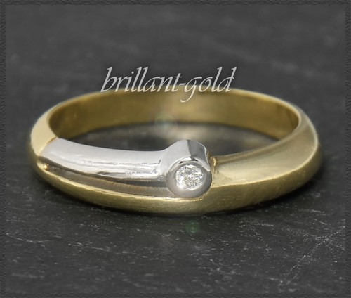 Diamant damen ring - diamant, 585