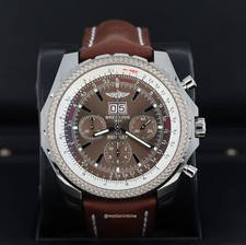 Breitling Bentley Motors 6.75 Speed Sport 18kt Weiss Gold Bronze Havana J44362