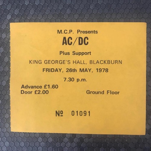 Bon scott ticket king - scott,