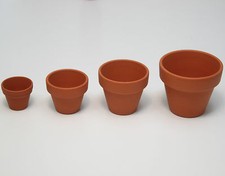 5 Tontopf in verschiedenen Größen Tontöpfe Blumentopf Ton Terrakotta Deko