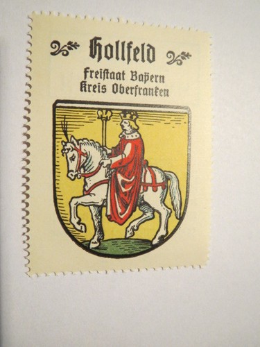 Hollfeld reklamemarke kaffee - hollfeld, /