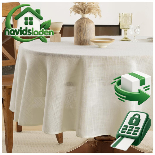 Tischdecke rund ø120cm - tischdecke,