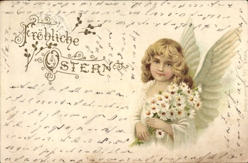 Litho glückwunsch ostern - litho,
