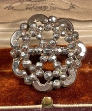 Historismus Cut-Steel Brosche